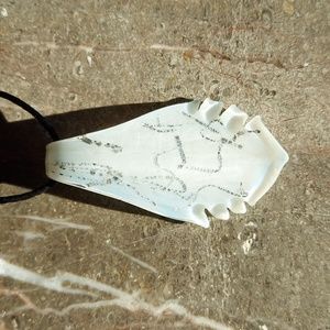 Hand blown trendy glass pendant